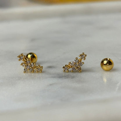 Bloom Flatback Earrings