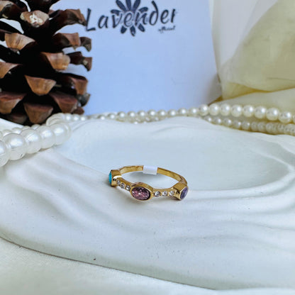 Luxe Multi Embelished Ring