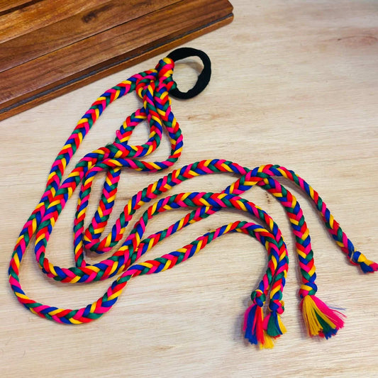 Multi color Tassle Hairtie