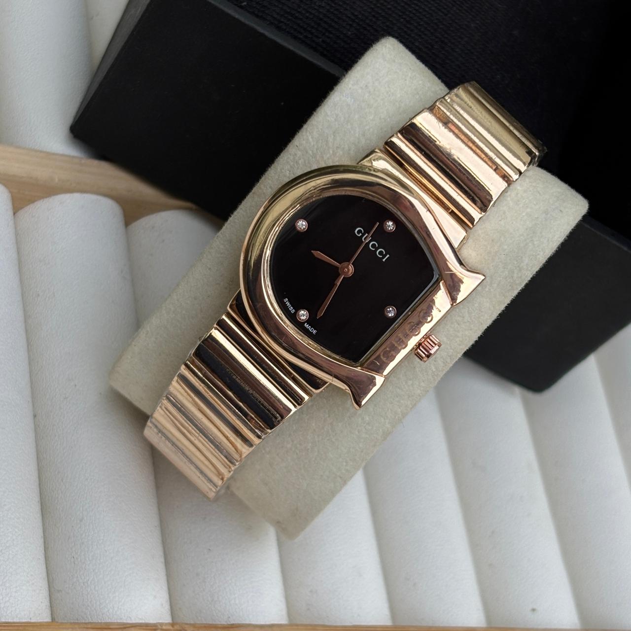 Gucci Black G Dial Watch