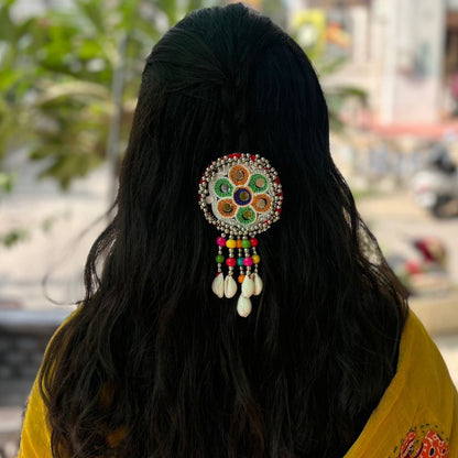 Mini Kanchli Cowry Hair Clip