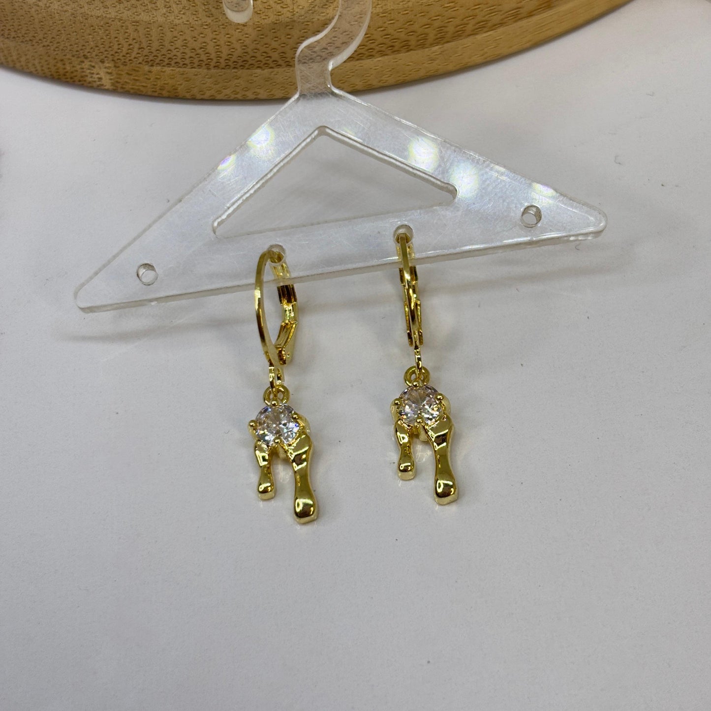 Hot Drip Huggies Earrings