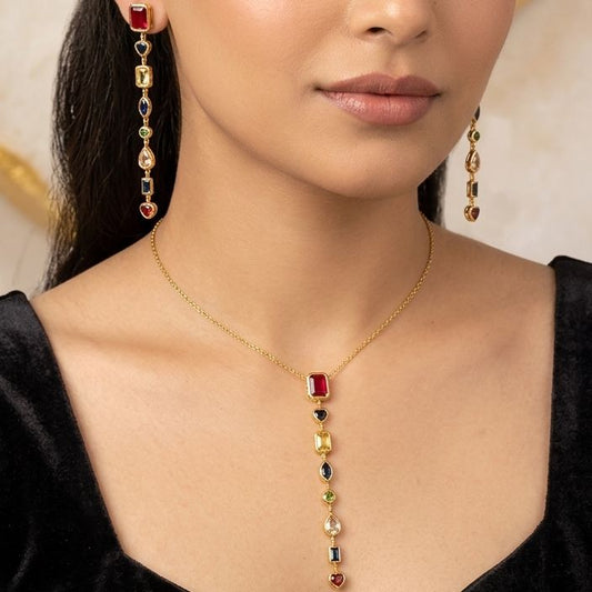 Bejewelled Quad Set (Multi-Gold)