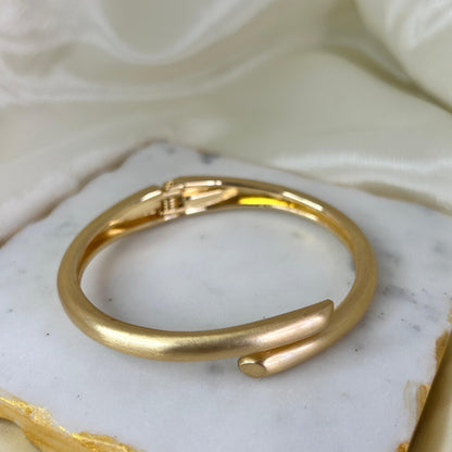 Sleek Bone Matte Bracelet