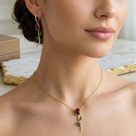 Tulip Cinderella Set (Green-red)