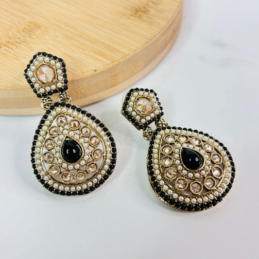 Barkha Pakistani Jhumka ( Black )