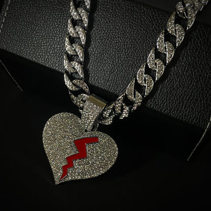 Heartbreak ICED Out Neckchain