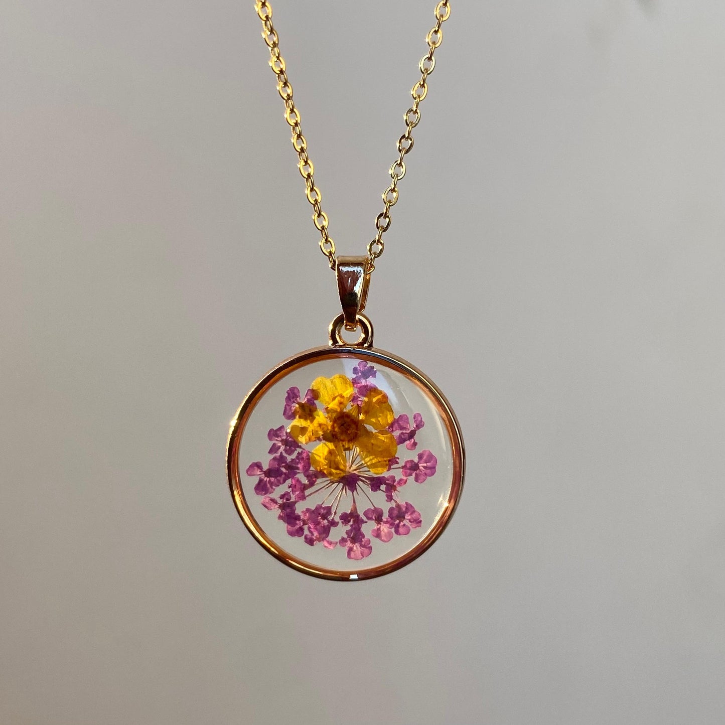 Poppy Resin Necklace