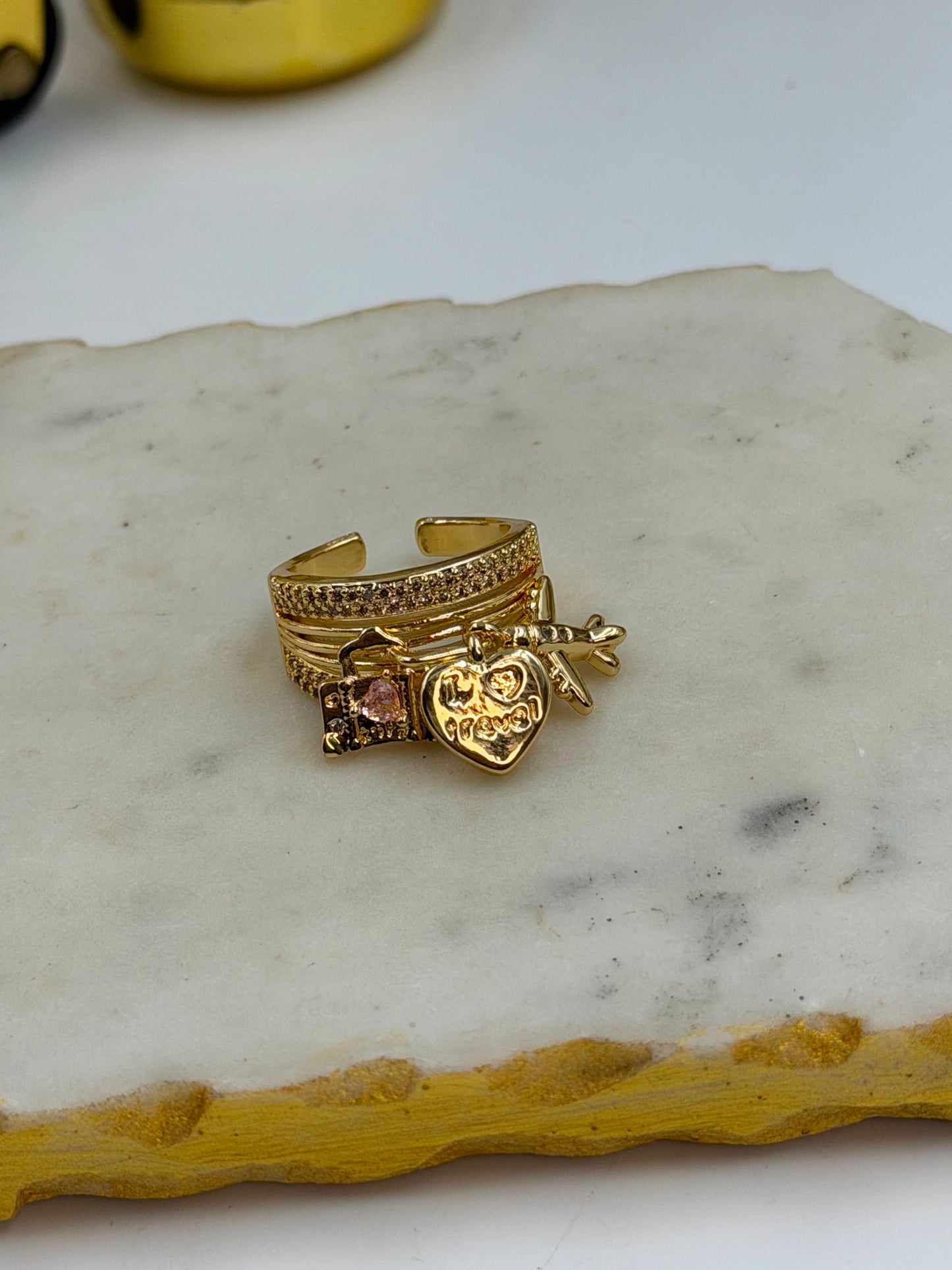 Soft Girlie Charm Ring