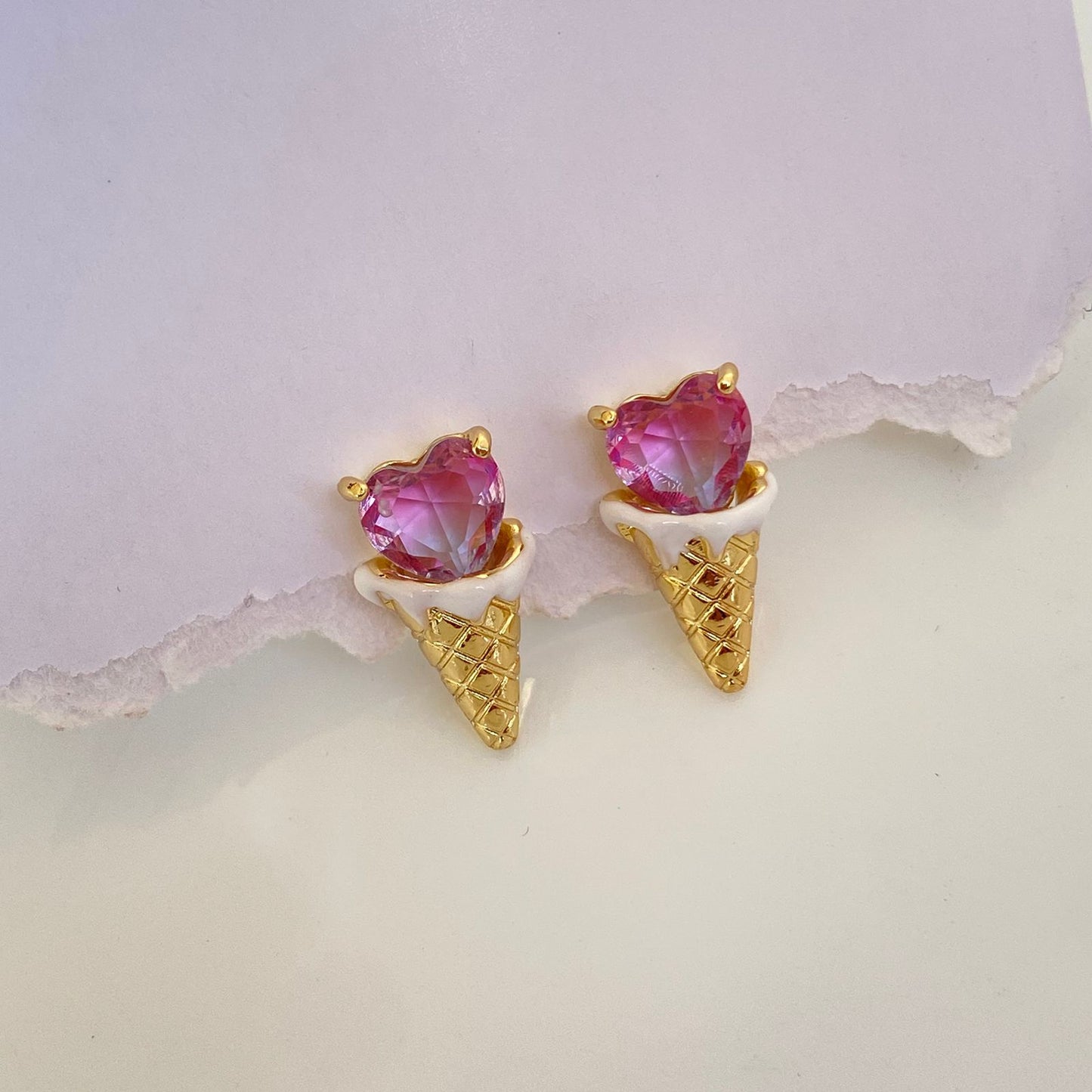 Popiscle Luxe Earrings ( Pink )