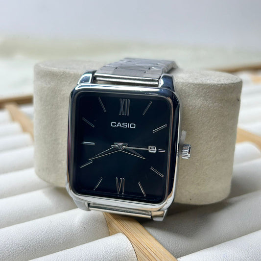CS Classic Square Watch  (Black Dial)