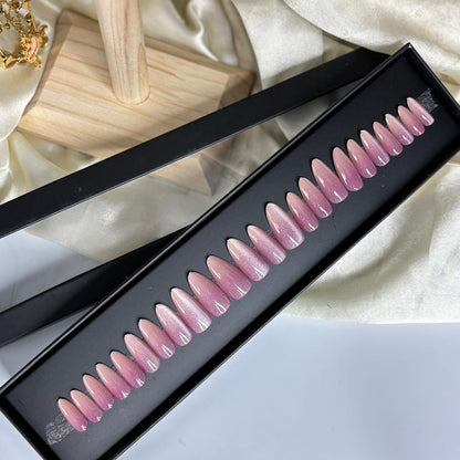 Ombré Cat Eye Nails 08