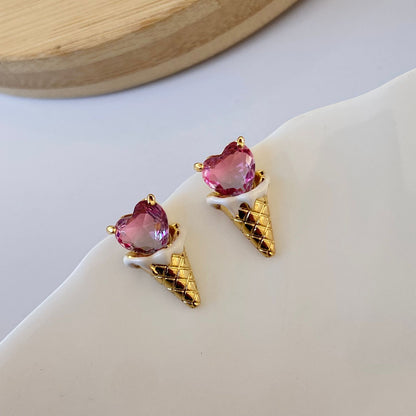 Popiscle Luxe Earrings ( Pink )