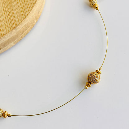 Matar Mala Invisible Chain Choker Set