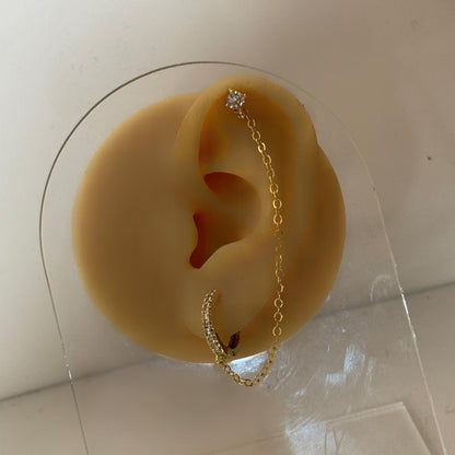 Layered  Classic Hoops