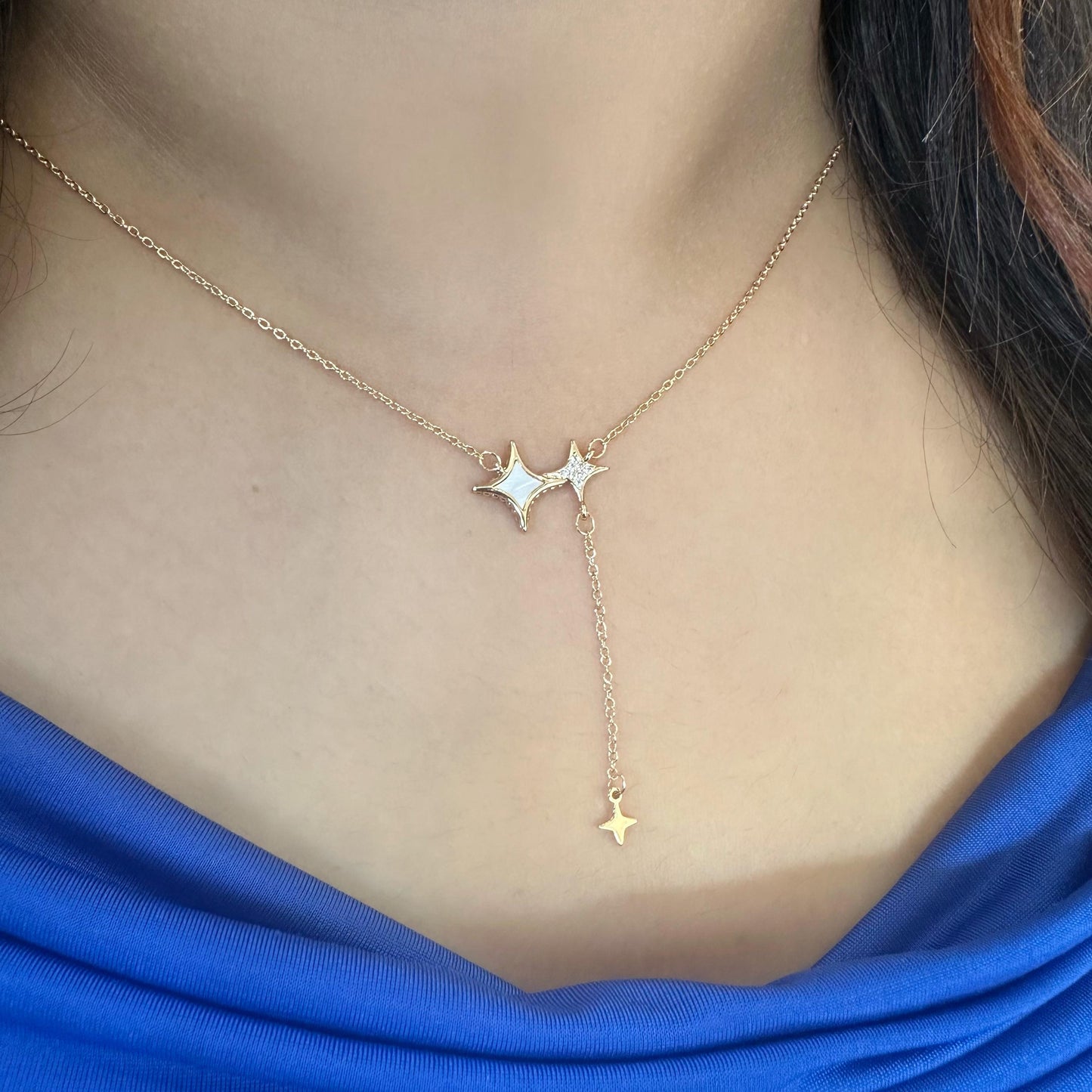 Shooting Star Necklace (Gold)