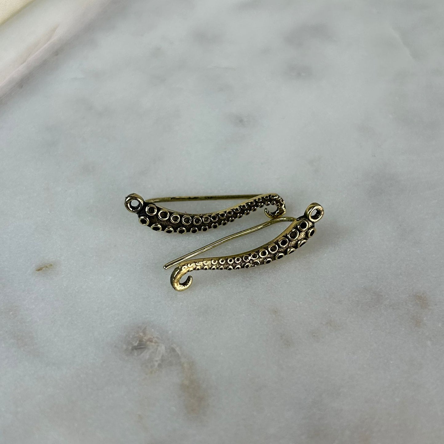 Naira Gold Ear Climber ( Pair)
