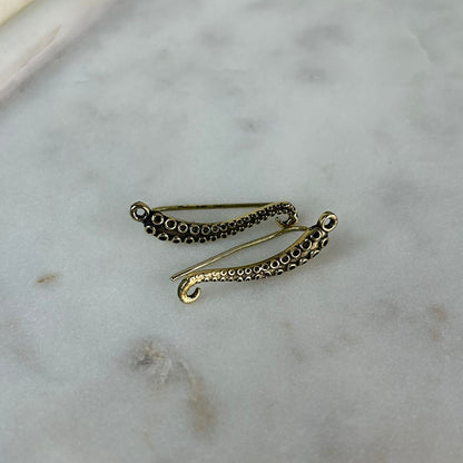 Naira Gold Ear Climber ( Pair)