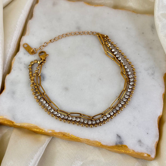 Luster Gold Chain Bracelet