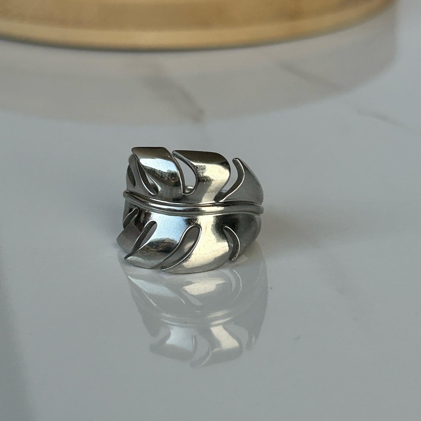 Raspberry Silver Ring