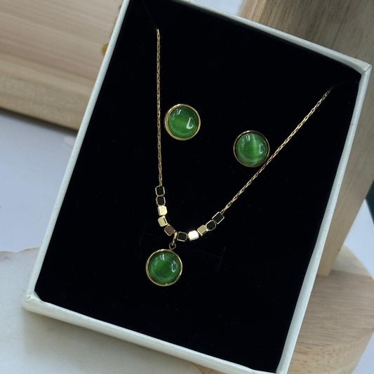 Olive Spark Jewellery Set