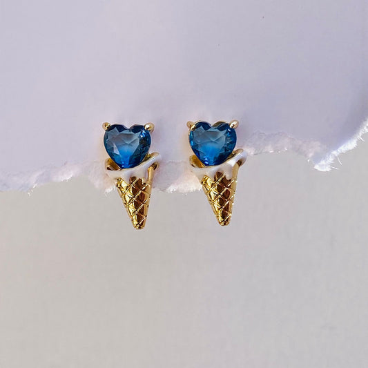 Popiscle Luxe Earrings ( Blue )