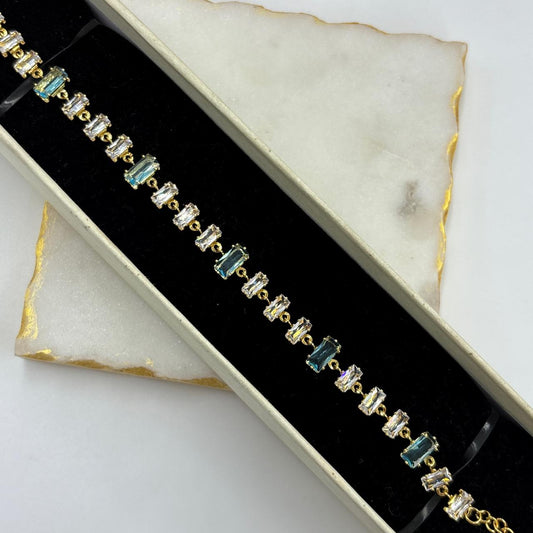 Ocean Prism Cinderella Chain Bracelet