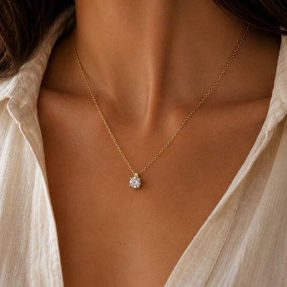 Dainty Alexa Necklace ( Gold )