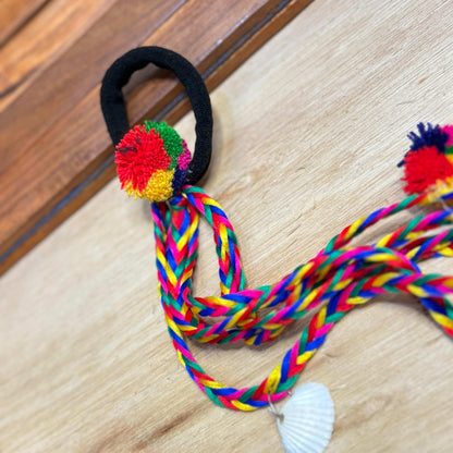 Shell Tassle Hairtie