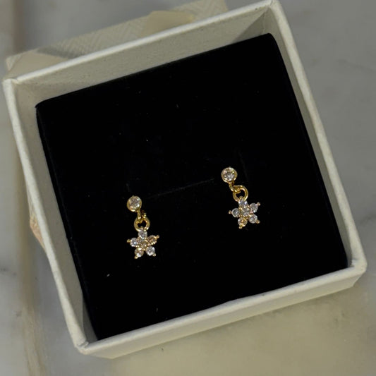 Flory Charm Flatback Earrings