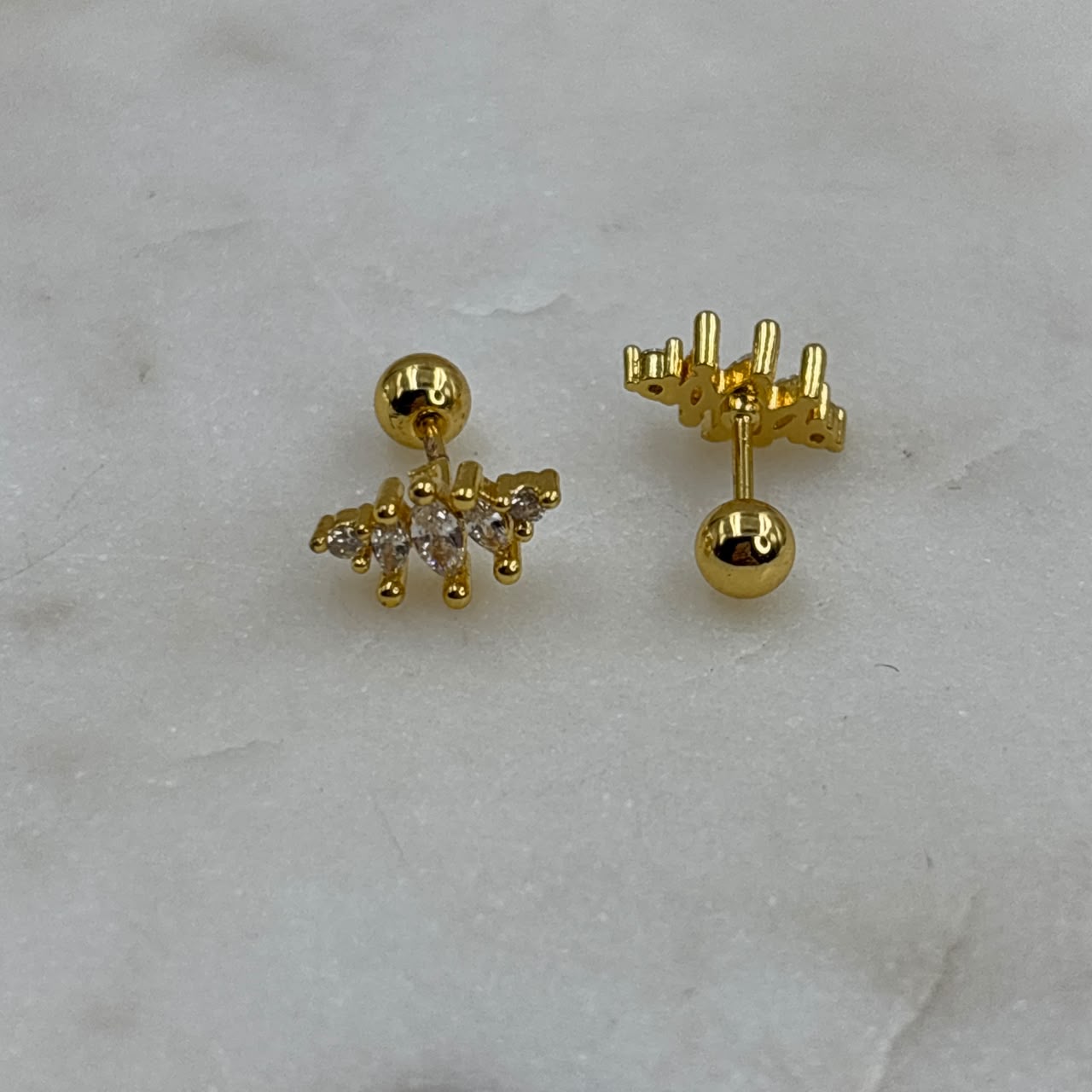 Celestial Flatback Earrings