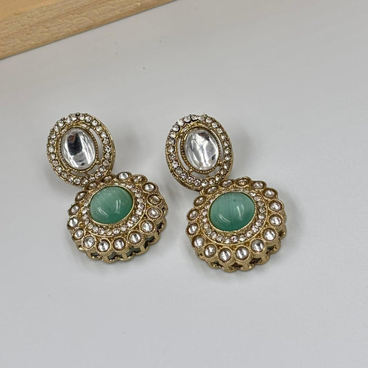 Kanak Earrings ( Mint)