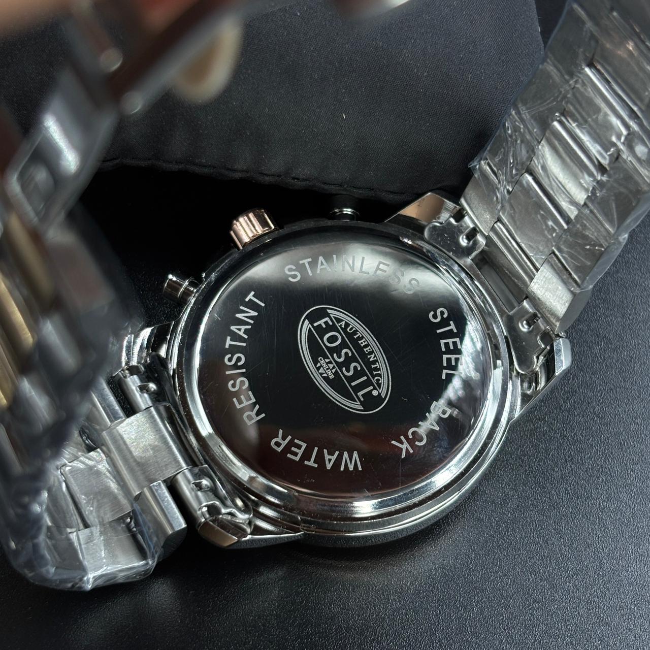 Fossil DualTone Chronograph Watch