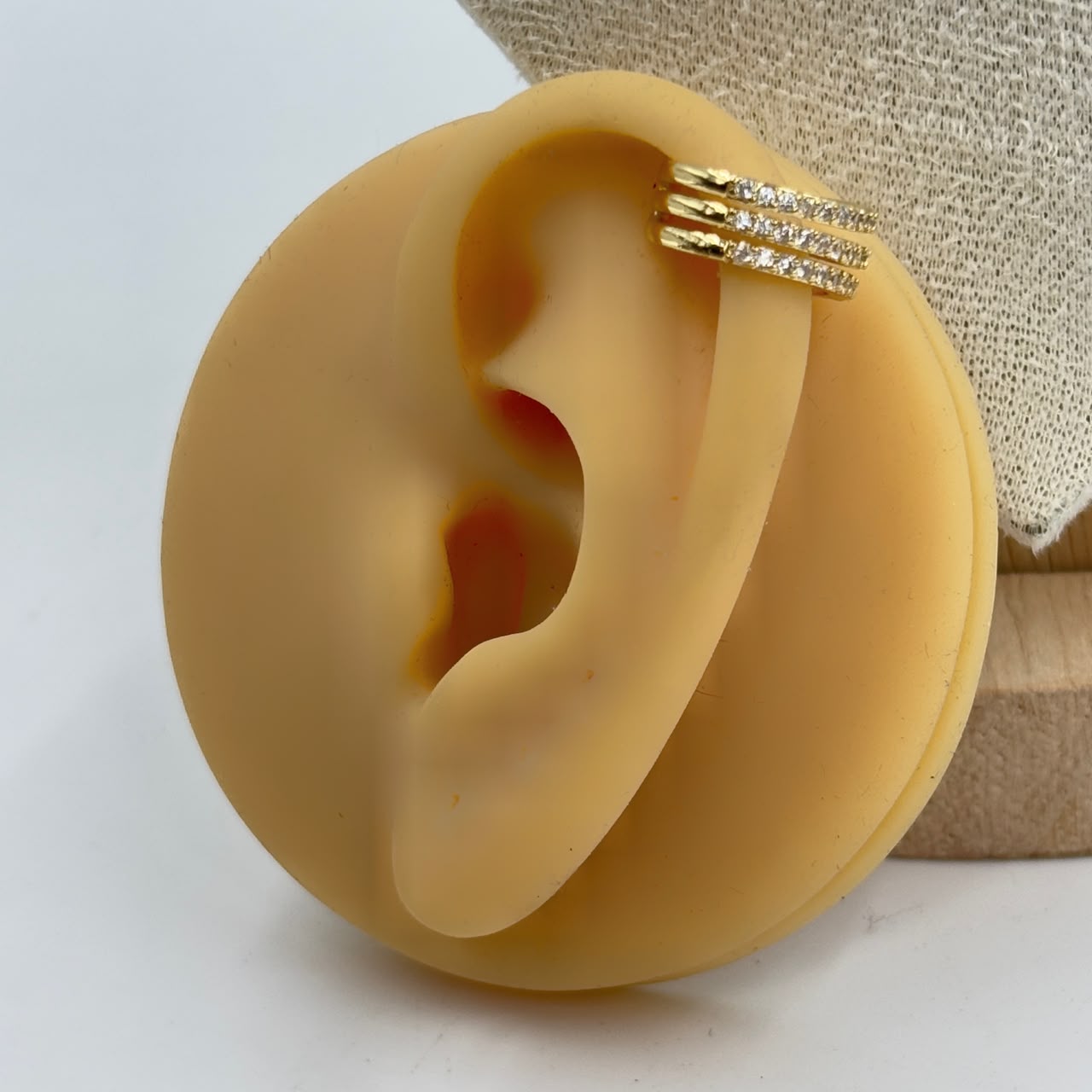 Studded Layered Earcuff Earrings
