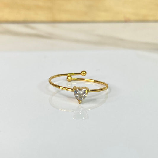 Little Heart 18K Ring