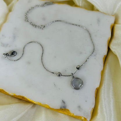 Selena Silver Anklet