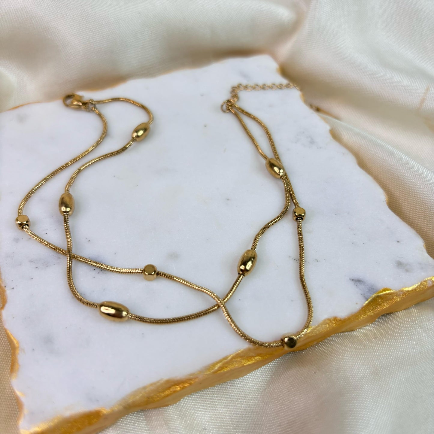 Luna Layered Anklet
