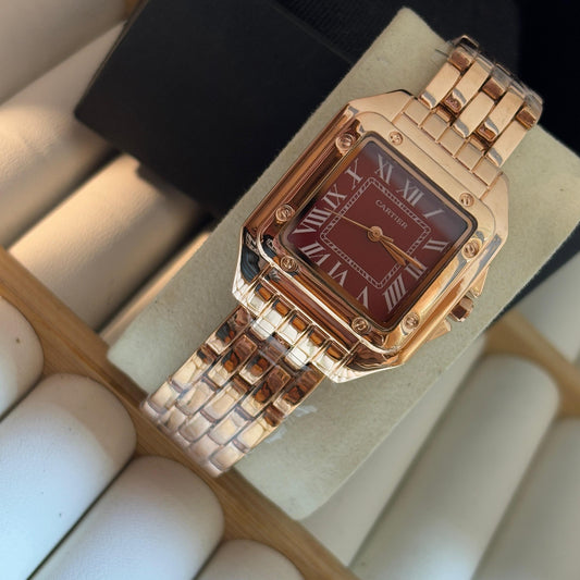 Crtr Red Dial Watch