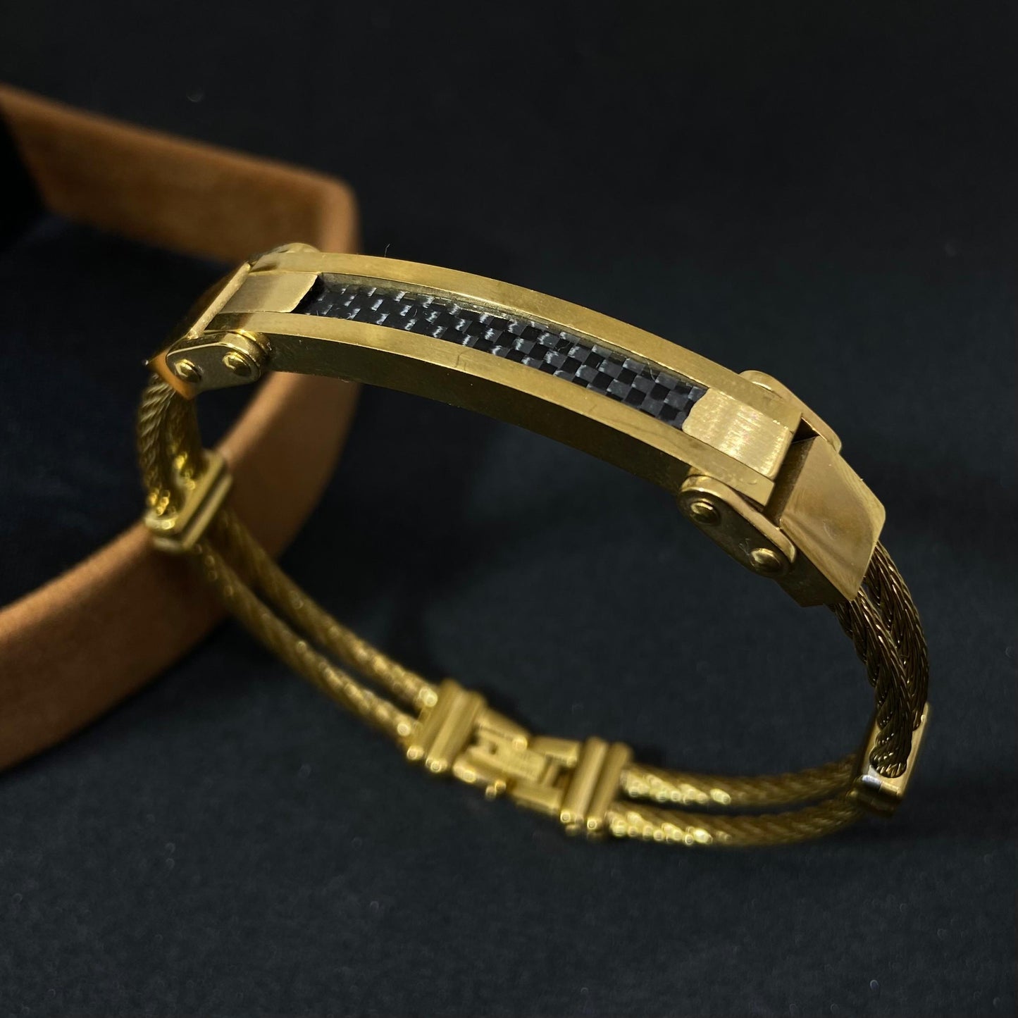 Matrix 18K Gold Plated Premium Bracelet