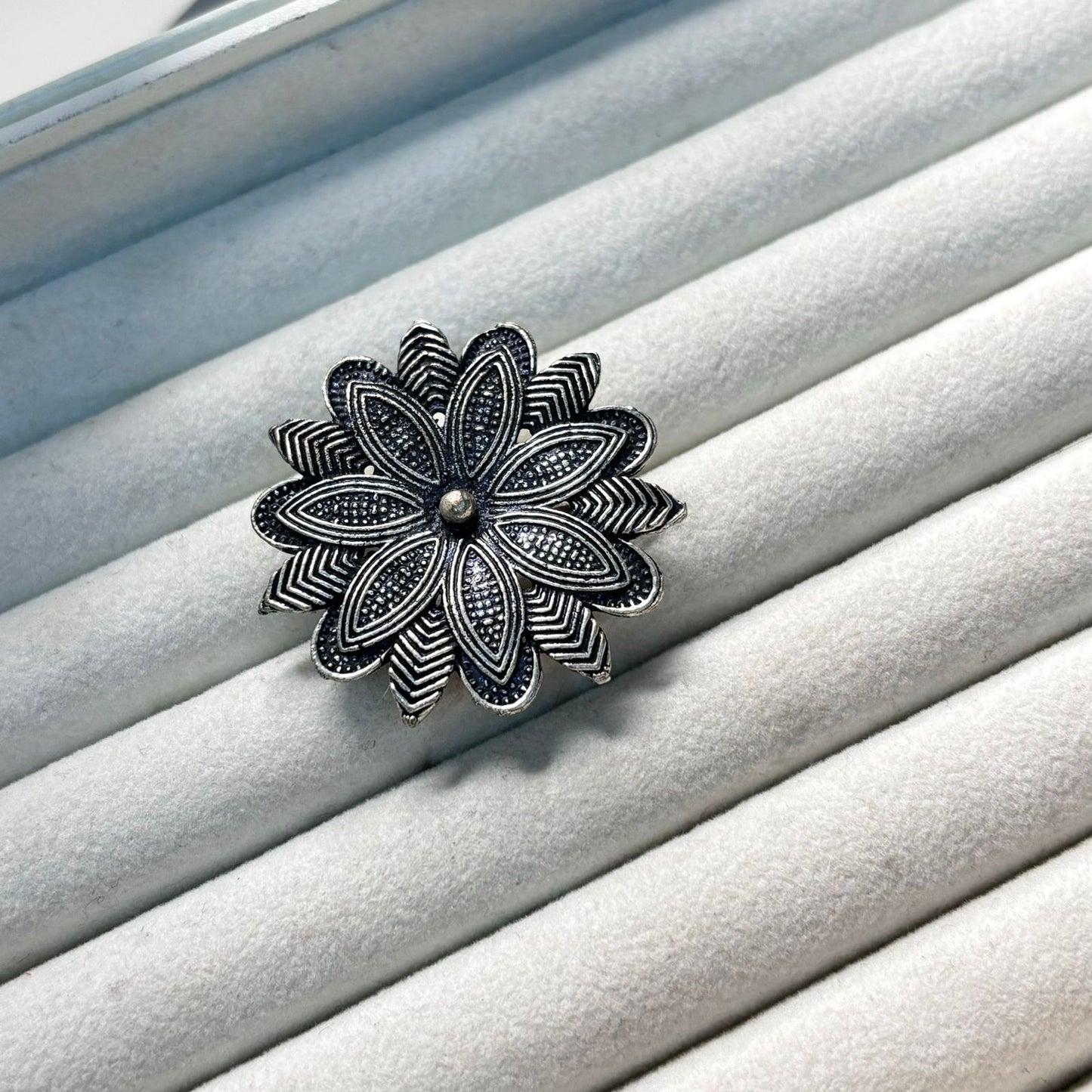 Palasa Oxidised Ring