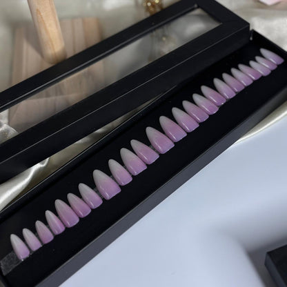 Ombré Cat Eye Nails 01