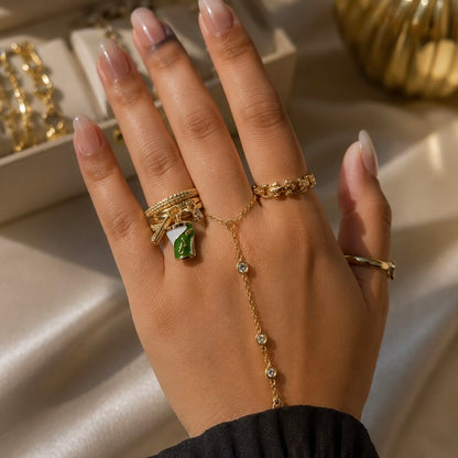 Foodie babe Charm Ring