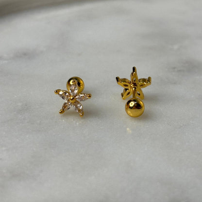 lily Flatback Earrings