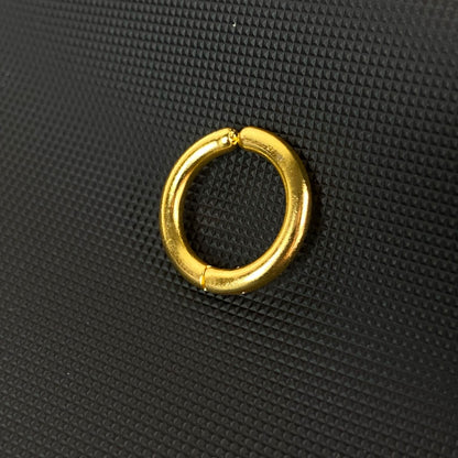 Plain Gold Men's Earring (Non-piercing)