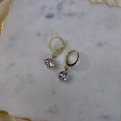 Square Crystal Huggies
