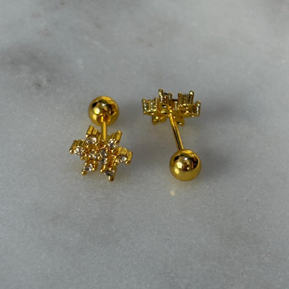 Sunshine Daisy Flatback Earrings