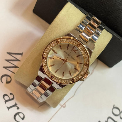 MK Premium Dual Tone D-Cut Watch