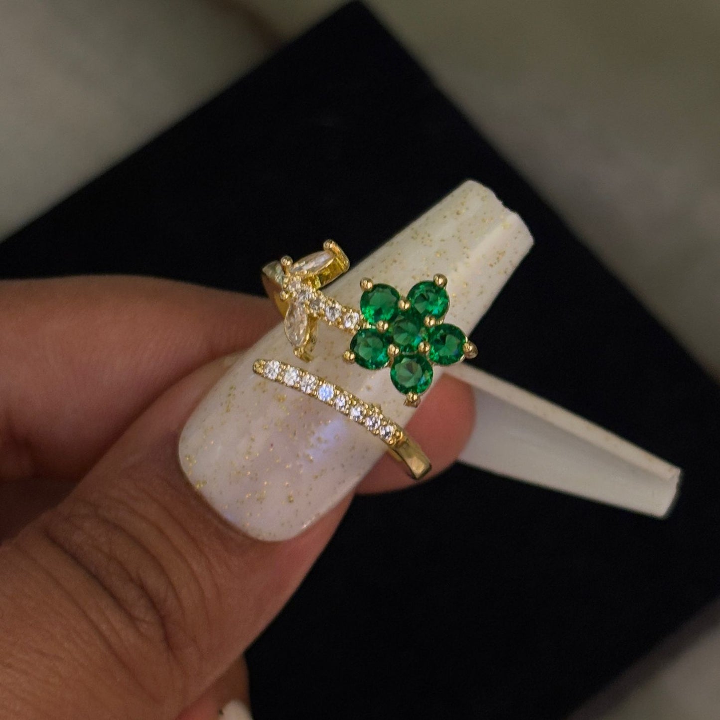 Florella Emerald Ring