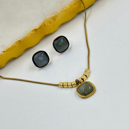 Grey Elegance Jewellery Set