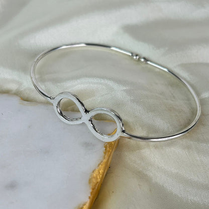 Infinity Adjustable Bracelet ( Silver)